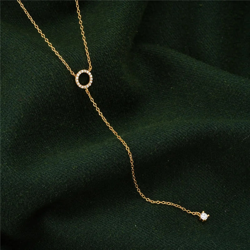 Double-Deck Circle Necklace