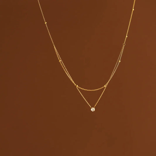 Zirconia Pendant Necklaces