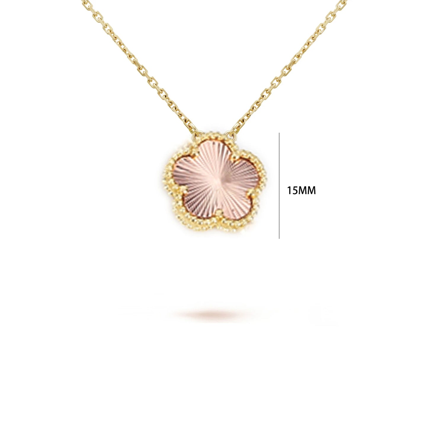 Five-Leaf Flower Pendant Necklace