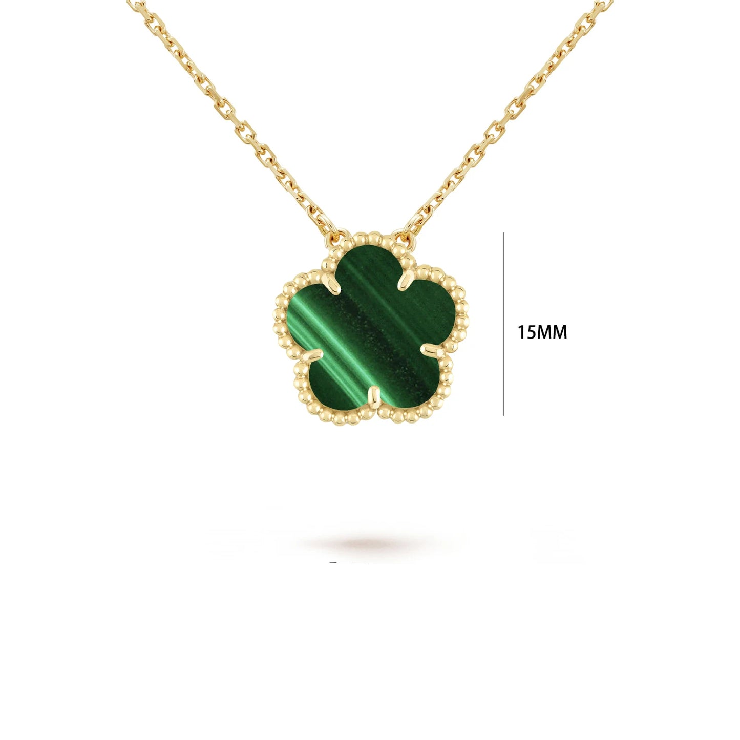 Five-Leaf Flower Pendant Necklace